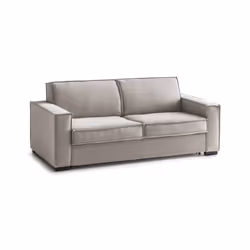 Divano Letto Amapola, Divano a 2 posti Large, Made in Italy, SofÃ  Soggiorno con apertura girevole, in tessuto imbottito, con Braccioli standard, cm 200x95h90, Tortora