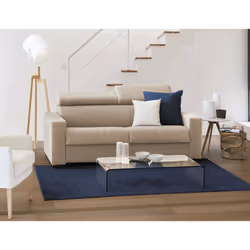 Divano Letto Amalfi, Divano a 2 posti Large, Made in Italy, SofÃ  Soggiorno con apertura girevole, con poggiatesta regolabili ...