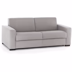 DIVANO LETTO 2 POSTI - Sofà Soggiorno con apertura girevole, Tessuto imbottito, Braccioli standard, 100% Made in Italy, Cm 18 ...