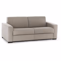 DIVANO LETTO 2 POSTI - Sofà Soggiorno con apertura girevole, Tessuto imbottito, Braccioli slim, 100% Made in Italy, Cm 160x95 ...