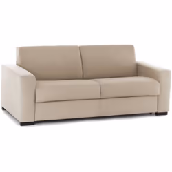 DIVANO LETTO 3 POSTI - Sofà Soggiorno apertura girevole in tessuto imbottito, Braccioli standard, 100% Made in Italy, Cm 220x ...