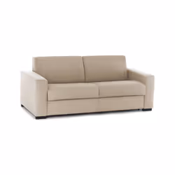 Divano Letto Zinnia, Divano a 3 posti, Made in Italy, SofÃ  Soggiorno con apertura girevole, in tessuto imbottito, con Braccioli slim, cm 200x95h90, Beige