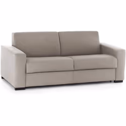 DIVANO LETTO 3 POSTI - Sofà Soggiorno apertura girevole in tessuto imbottito, Braccioli standard, 100% Made in Italy, Cm 220x ...