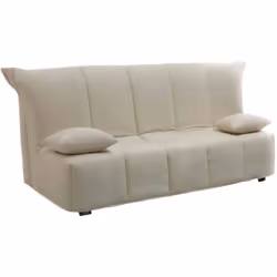 DIVANO LETTO 3 POSTI - Sofà con apertura a carrello in tessuto imbottito, Cuscini inclusi, 100% Made in Italy, Cm 165x90h85, ...