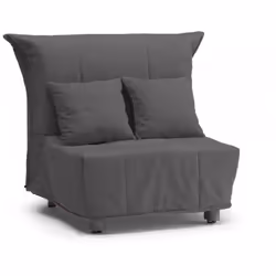 POLTRONA - Divano singolo, Poltrona soggiorno apertura a carrello in tessuto imbottito, Cuscini inclusi, 100% Made in Italy, ...