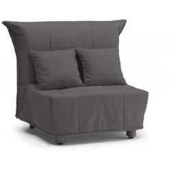 Talamo Italia - Poltrona Andreou, Divano singolo, Poltrona soggiorno apertura a carrello in tessuto imbottito, Cuscini inclusi, 100% Made in Italy,