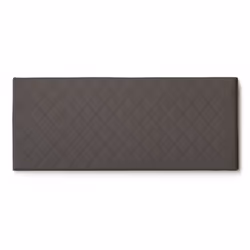 TESTIERA LETTO - Testata in ecopelle a muro, 100% Made in Italy, adatta a letto Matrimoniale, Cm 170x60, Tortora. Montaggio s ...