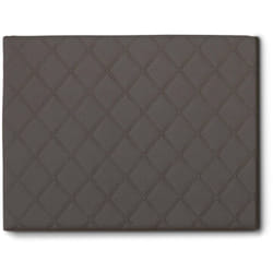 Dmora - Talamo Italia - Letto singolo Arak, Testata in ecopelle a muro, 100% Made in Italy, adatta a letto Singolo, Cm 90x60, Tortora