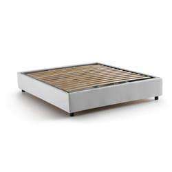 Talamo Italia - Letto alla francese Arvic, Letto contenitore in tessuto, Apertura frontale, adatto per materasso Cm 140x200, 100% Made in Italy,