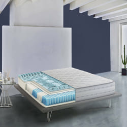 Materasso singolo Atilla, Materasso in Memory Foam e Molle insacchettate, 100% Made in Italy, Antiacaro e Anallergico, cm 90x190 h26