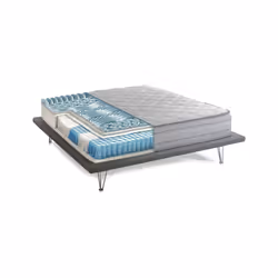 Materasso singolo Atilla, Materasso in Memory Foam e Molle insacchettate, 100% Made in Italy, Antiacaro e Anallergico, cm 90x190 h26
