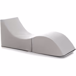 LETTO PIEGHEVOLE - Pouf trasformabile in letto singolo, 100% Made in Italy, Pouf trasformabile in una chaise longue in ecopel ...