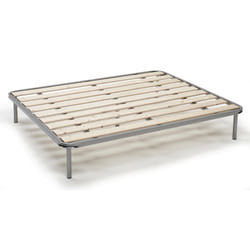 Rete letto piazza e mezza Adeena, Rete ortopedica a doghe piallate, 100% Made in Italy, cm 120x190h 31