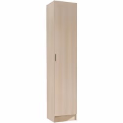ARMADIO MULTIUSO 1 ANTA - Mobile ausiliario, Guardaroba porta scarpe con ripiani, Scarpiera verticale, 37x37h180 cm, Rovere.S ...
