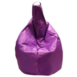 Dmora Pouf a sacco elegante, colore viola, Misure 80 x 120 x 80 cm
