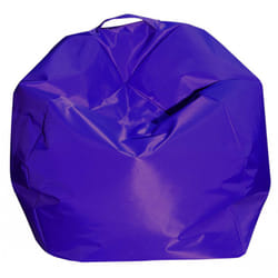 Dmora Pouf a sacco elegante, colore viola, Misure 65 x 50 x 65 cm