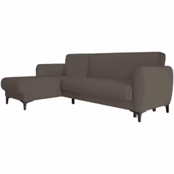 DIVANO LETTO CON PENISOLA - Divano ad angolo reversibile, Sofà contenitore moderno con chaise longue e 3 cuscini, 230x153h85 ...