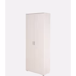 ARMADIO MULTIUSO 2 ANTE - Mobile multifunzionale, Mobiletto scarpiera, Guardaroba porta scarpe, 70x34 h189 cm, Bianco. STRUTT ...