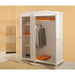 Dmora - Armadio multiuso grande Dfleetwoo, Mobile multifunzionale, Mobiletto scarpiera, Guardaroba porta scarpe, 150x56 h180 cm, Bianco