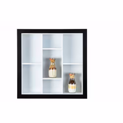 LIBRERIA - Scaffale da ufficio, Mobile portalibri, Biblioteca, 67x67 h14 cm, Bianco. STRUTTURA E UTILIZZO - Mobile porta libr ...