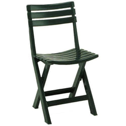 Sedia da esterno Arizona, Seduta da giardino pieghevole, Sedia per tavolo da pranzo, Poltrona outdoor, 100 % Made in Italy, Cm 44x41h78, Verde - Dmora