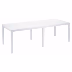 TAVOLO DA ESTERNO - Ripiano rettangolare allungabile da pranzo, Tavolo da giardino estensibile effetto rattan, 100% Made in I ...