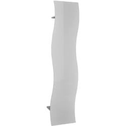 Dmora - Mobile da ingresso Alilia, Entratina moderna multifunzione, Armadietto multiuso per atrio, 100% Made in Italy, cm 40x27h186, Bianco lucido