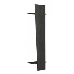 Dmora - Mobile da ingresso Allinko, Entratina moderna multifunzione, Armadietto multiuso per atrio, 100% Made in Italy, cm 50x30h200, Antracite