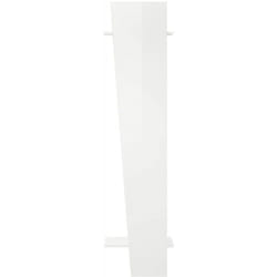 Dmora - Mobile da ingresso Allinko, Entratina moderna multifunzione, Armadietto multiuso per atrio, 100% Made in Italy, cm 50x30h200, Bianco lucido