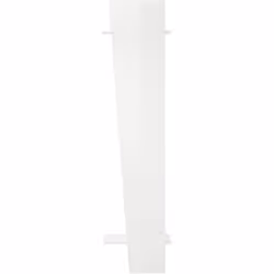 MOBILE DA INGRESSO - Entratina moderna multifunzione, Armadietto multiuso per atrio, 100% Made in Italy, cm 50x30h200, Bianco ...