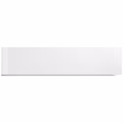 MOBILE PENSILE - Armadio multiuso, Mobiletto a muro, 100% Made in Italy, cm 180x30h40, Bianco lucido. STRUTTURA E UTILIZZO - ...