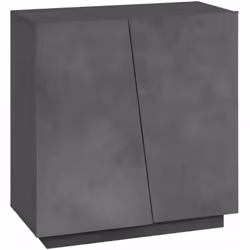SCARPIERA - Mobile multiuso a 2 ante, Portascarpe da ingresso, 100% Made in Italy, cm 80x38h86, Ardesia. STRUTTURA E UTILIZZO ...