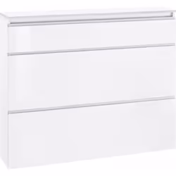 SCARPIERA - Mobile multiuso a 2 ante e 1 anta a ribalta, Portascarpe da ingresso, 100% Made in Italy, cm 120x27h108, Bianco l ...