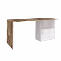 SCRIVANIA - Scrittoio lineare porta PC, Tavolo multiuso per ufficio, Scrivania salvaspazio, 100% Made in Italy, cm 110x50h75, ...