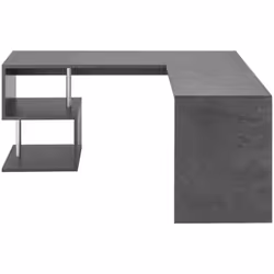SCRIVANIA - Scrittoio angolare porta PC, Tavolo multiuso per ufficio, Scrivania salvaspazio multiposizione, 100% Made in Ital ...