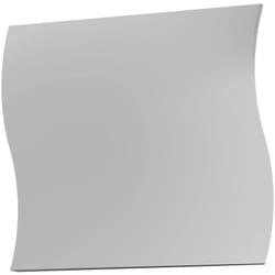 Specchio Ardin, Specchio da bagno, 100% Made in Italy, cm 71x2h60 - Dmora
