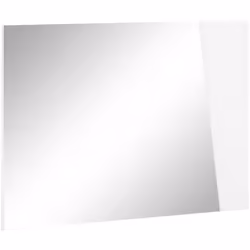 SPECCHIO - Specchio da bagno, 100% Made in Italy, cm 80x2h60, Bianco lucido. STRUTTURA E UTILIZZO - Specchiera utilizzabile i ...