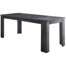 Tavolo allungabile Agenore, Consolle allungabile fino a 12 posti, Consolle estensibile 100% Made in Italy, cm 160/210x90h75, Ardesia - Dmora