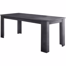 TAVOLO ALLUNGABILE - Consolle allungabile fino a 10 posti, Consolle estensibile 100% Made in Italy, cm 140/190x90h75, Ardesia ...