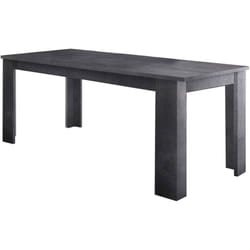 Tavolo allungabile Arizon, Consolle allungabile fino a 10 posti, Consolle estensibile 100% Made in Italy, cm 140/190x90h75, Ardesia - Dmora