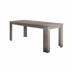 Tavolo per sala da pranzo Arizon, Made in Italy, Tavolo moderno con allunghe, Consolle allungabile, cm 140/190x90h75, Olmo perla