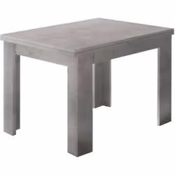 TAVOLO ALLUNGABILE - Consolle ausiliare da cucina, Tavolo allungabile, 100% Made in Italy, cm 90x90h75, Grigio. STRUTTURA E U ...