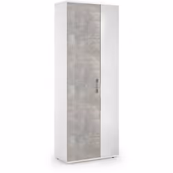 SCARPIERA - Mobile multiuso da ingresso con anta a specchio , Armadio moderno portascarpe a 6 ripiani, 100% Made in Italy, 72 ...