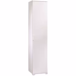ARMADIO MULTIUSO 1 ANTA - Mobile lineare a 1 Anta battenti e 4 ripiani regolabili, Mobile a colonna per bagno, 100% Made in I ...