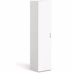 ARMADIO MULTIUSO 1 ANTA - Mobile multifunzionale, Mobiletto scarpiera, Guardaroba porta scarpe, 39x41 h175 cm, Bianco. STRUTT ...
