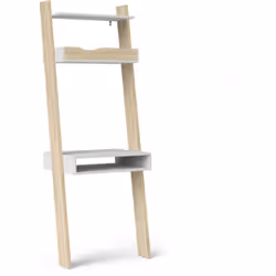 LIBRERIA - Scaffale da ufficio, Mobile portalibri, Biblioteca, 65x48 h180 cm, Bianco e Quercia. STRUTTURA E UTILIZZO - Mobile ...