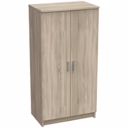 ARMADIO MULTIUSO 2 ANTE - Mobile multifunzionale, Mobiletto scarpiera, Guardaroba porta scarpe, 55x35 h108 cm, Rovere.STRUTTU ...