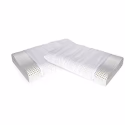 SET DI 2 GUANCIALI - Cuscino per letto, Poggiatesta imbottito, Cuscinetto per camera da letto, Made in Italy, 70x41 h12 cm, B ...