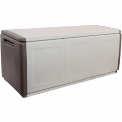 BAULE - Cassapanca multiuso, Baule contenitore, Box portaoggetti, 100% Made in Italy, 138x53h57 cm, Beige e Marrone. STRUTTUR ...