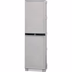 ARMADIO DA ESTERNO - Mobile multiuso, Armadio per lavanderia, Armadietto outdoor, 100% Made in Italy, Grigio chiaro, 50x39h17 ...